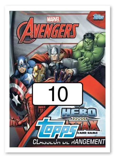 Topps Hero Attax: Marvel - Avengers - Carte n°10