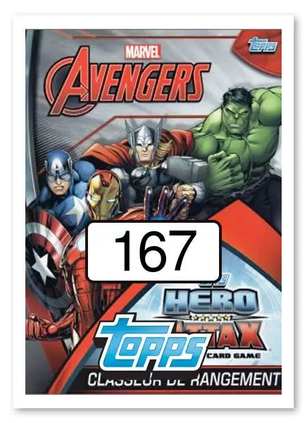 Topps Hero Attax: Marvel - Avengers - Carte n°167