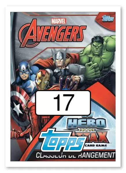 Topps Hero Attax: Marvel - Avengers - Carte n°17