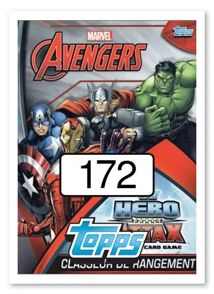 Topps Hero Attax: Marvel - Avengers - Carte n°172