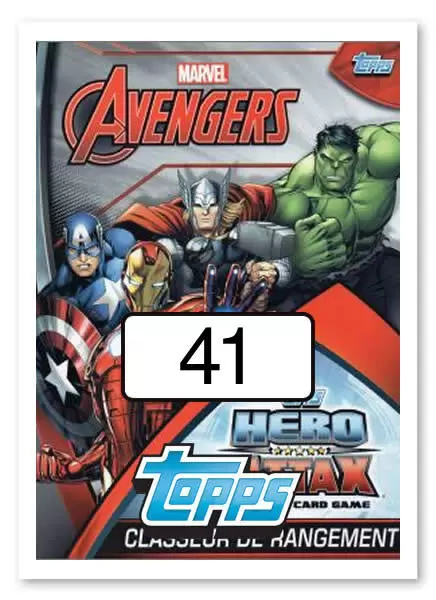 Topps Hero Attax: Marvel - Avengers - Carte n°41
