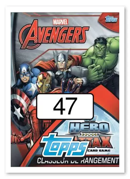 Topps Hero Attax: Marvel - Avengers - Carte n°47