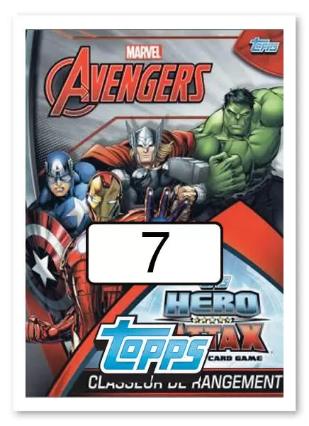 Topps Hero Attax: Marvel - Avengers - Carte n°7
