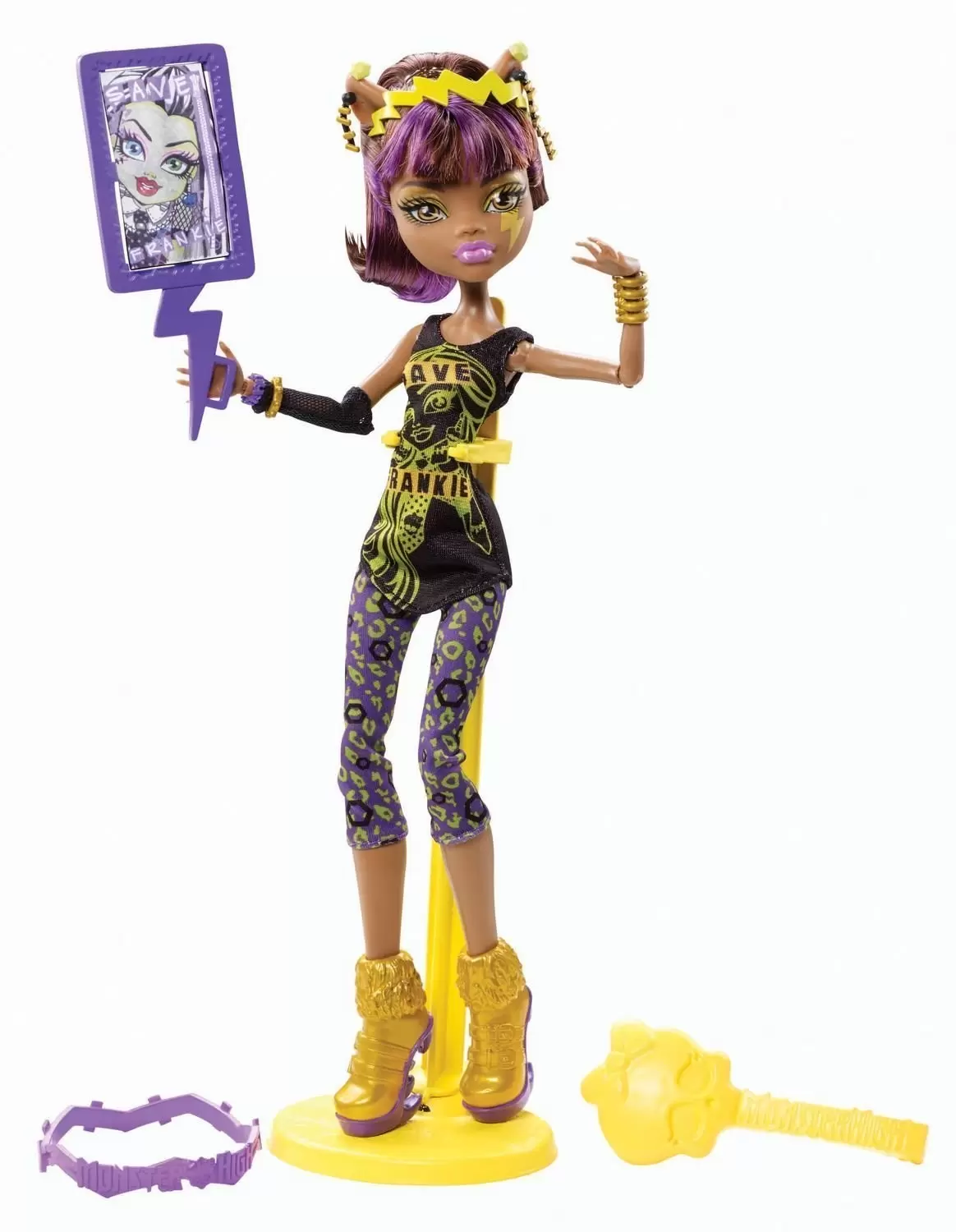 Monster High Dolls - Clawdeen Wolf - Freaky Fusion