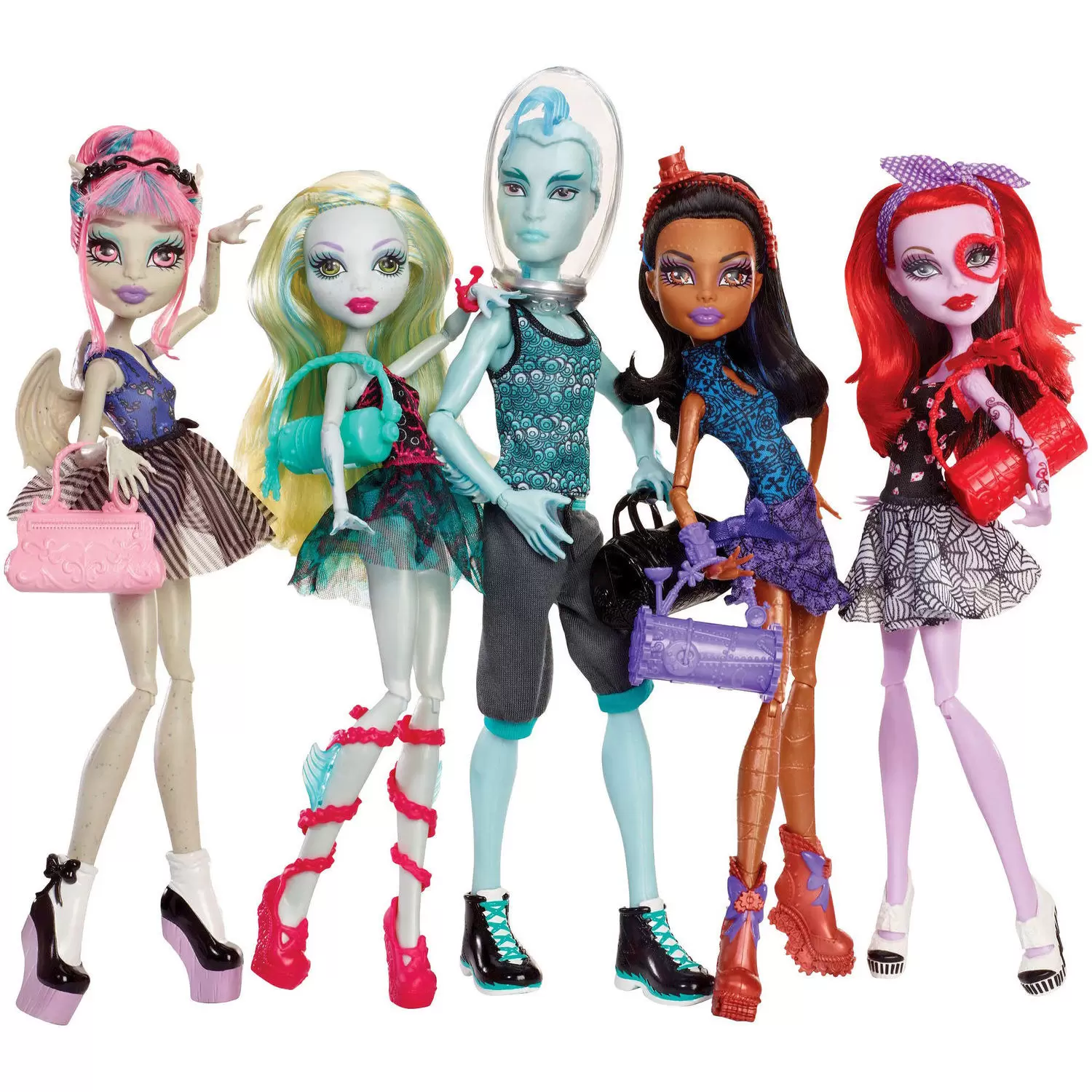 Monster High - Rochelle, Lagoona, Gil, Robecca & Operetta (5-pack) - Dance Class