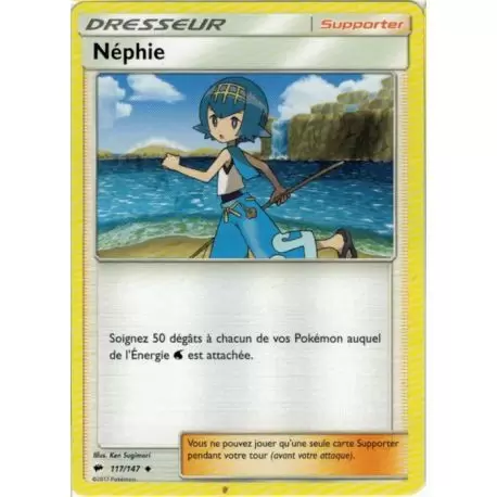 Néphie SL03:Ombres Ardentes 117/147 Carte Pokemon Neuve Française