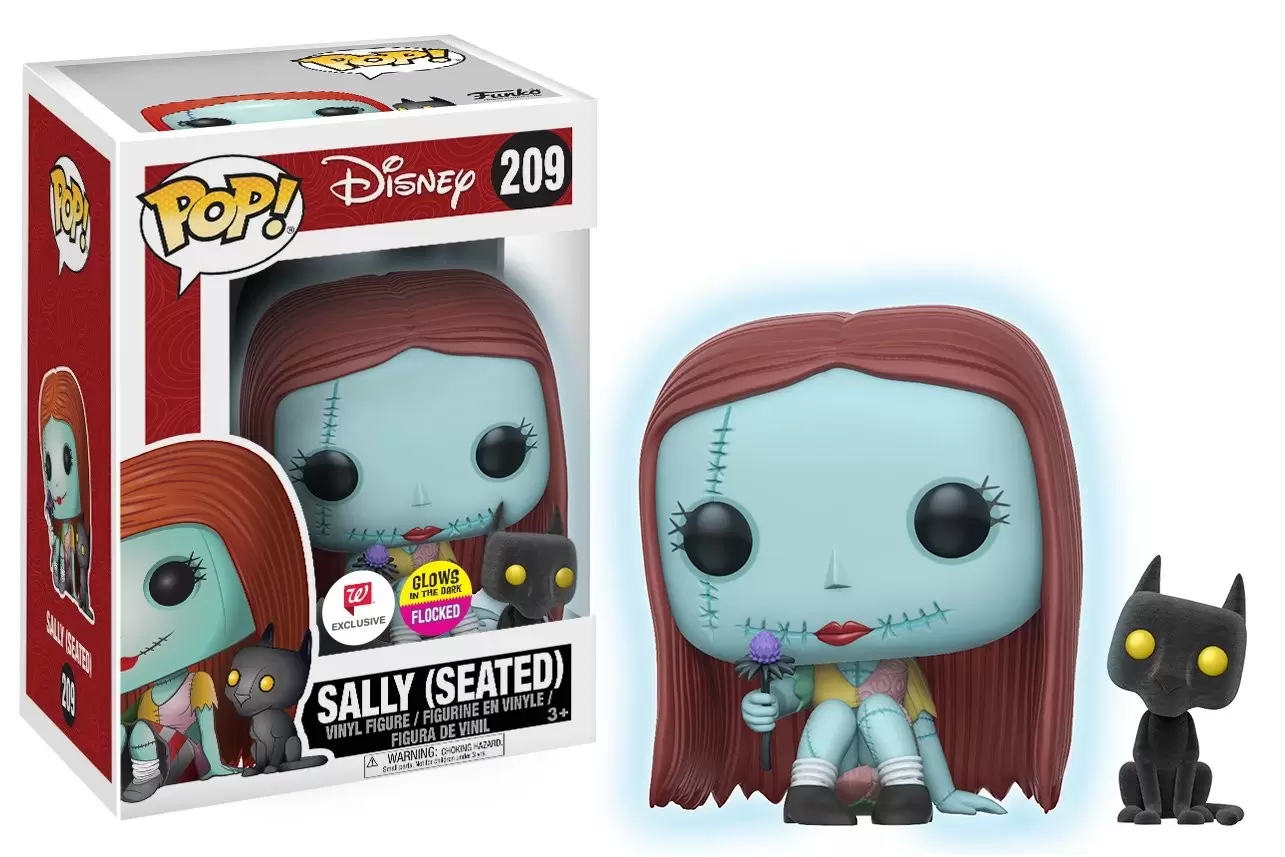 POP! Disney - The Nightmare Before Christmas - Sally seated Glows In The Dark