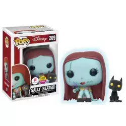 The Nightmare Before Christmas - Sally seated Glows In The Dark