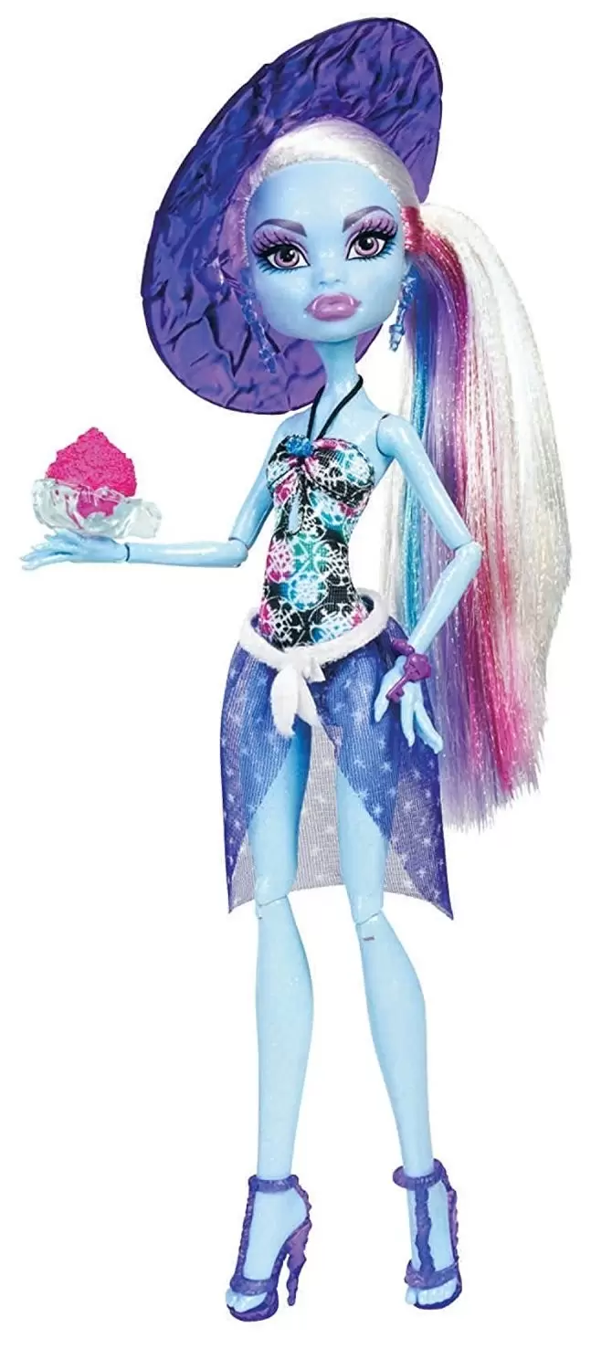 Poupée Monster High Abbey Bominable Scaris Mattel bleu - Poupées