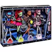Clawdeen, Ghoulia, Rochelle & Venus (4-pack exclusive) - Ghoul's Night Out