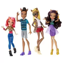 Clawdeen, Howleen, Clawd & Clawdia - A Pack of Trouble