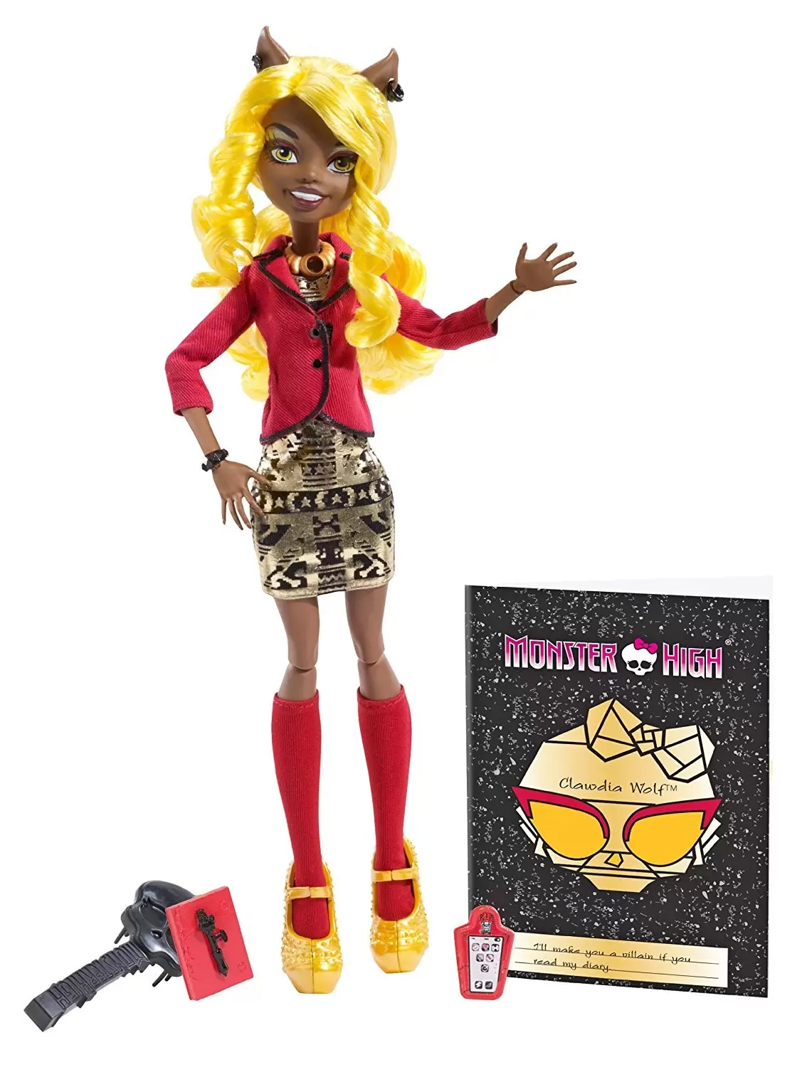 Monster High Dolls - Clawdia Wolf - Frights, Camera, Action !