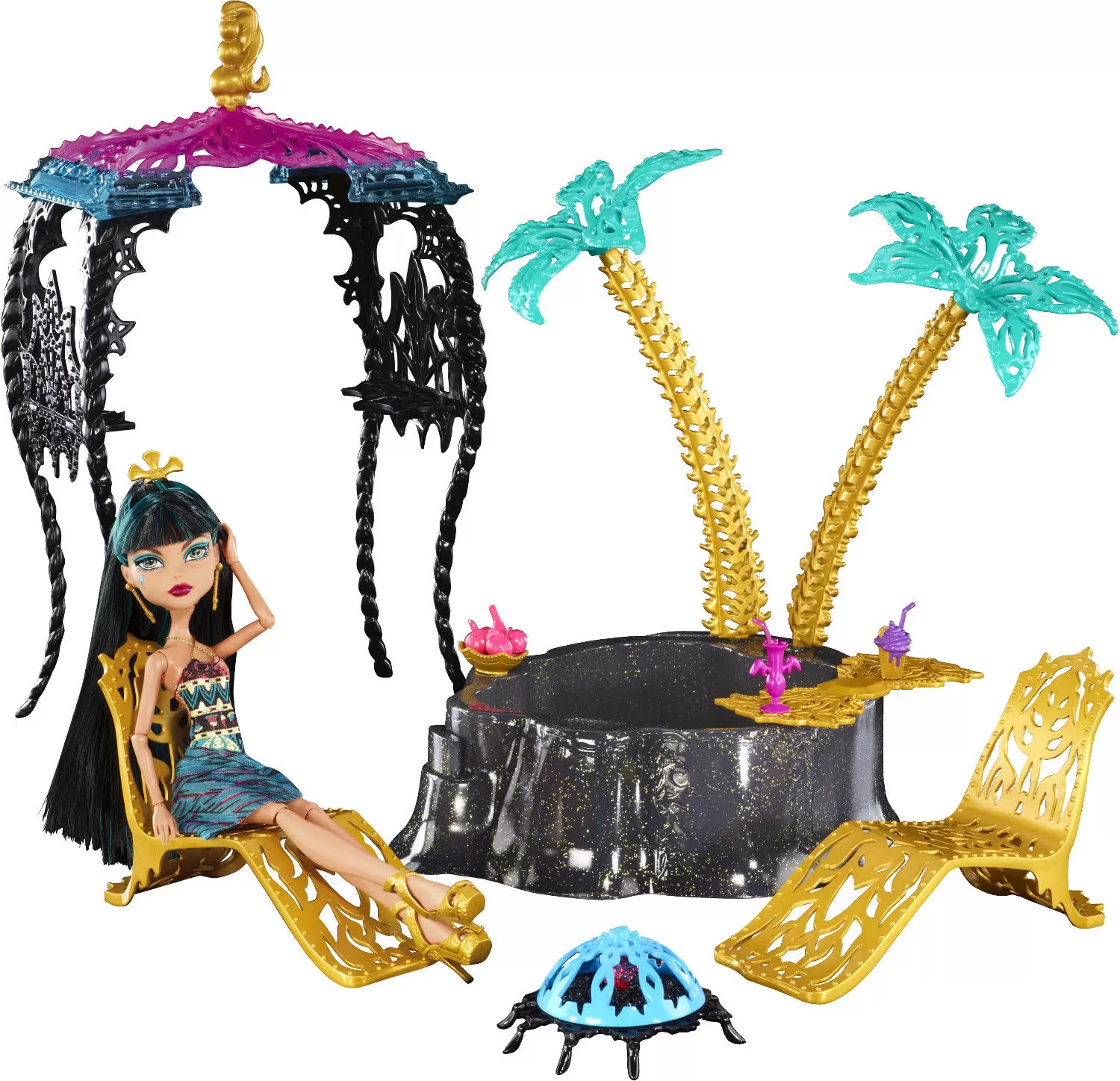 Monster High - Desert Frights Oasis + Cleo - 13 Wishes