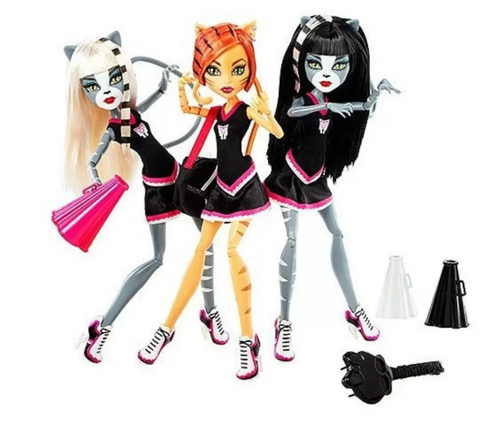 Monster High Dolls - Ghoul Spirit Fearleading - Werecats - Ghoul Spirit