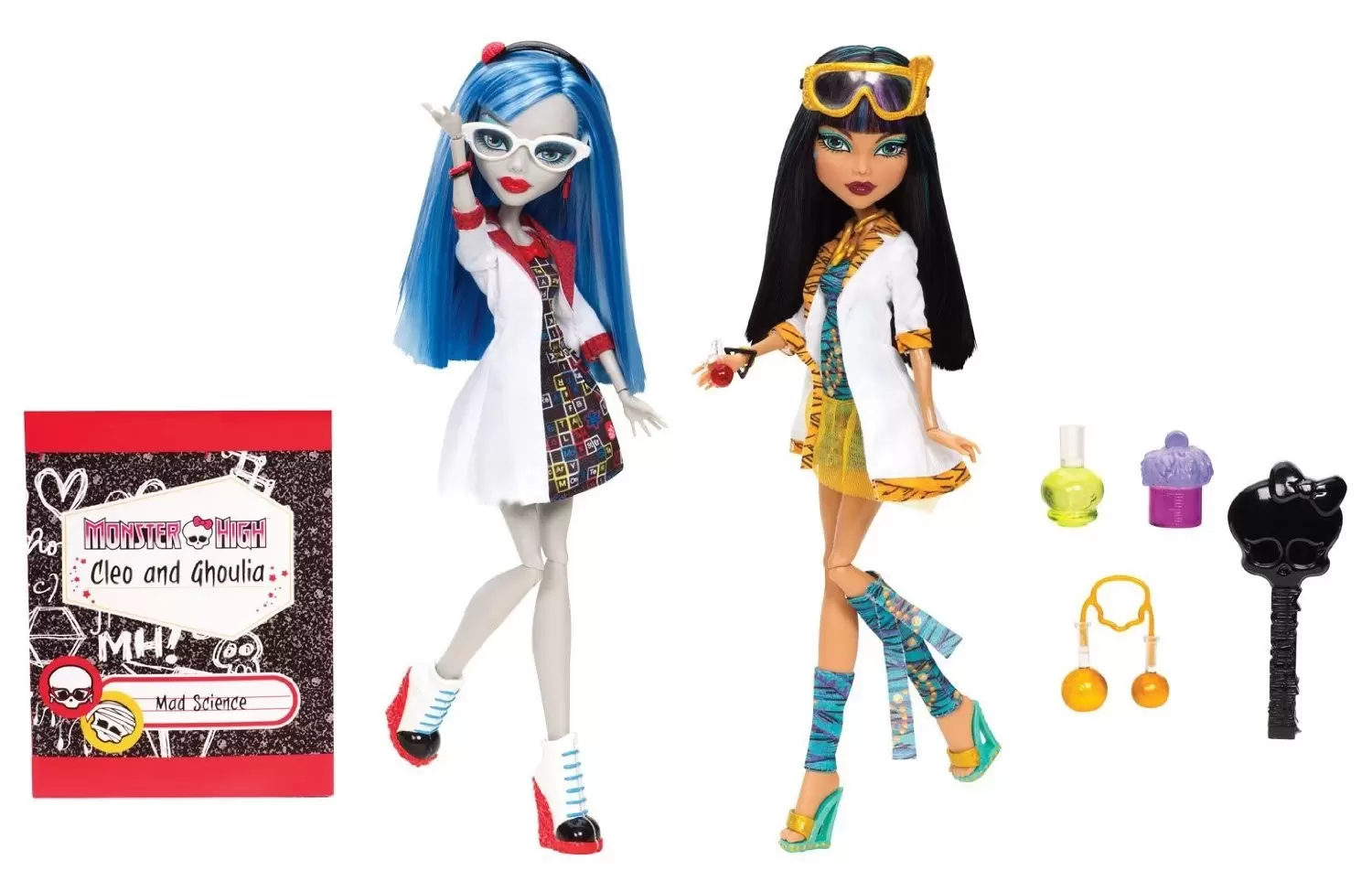 Monster High - Ghoulia Yelps & Cleo de Nile - Mad Science - Classroom