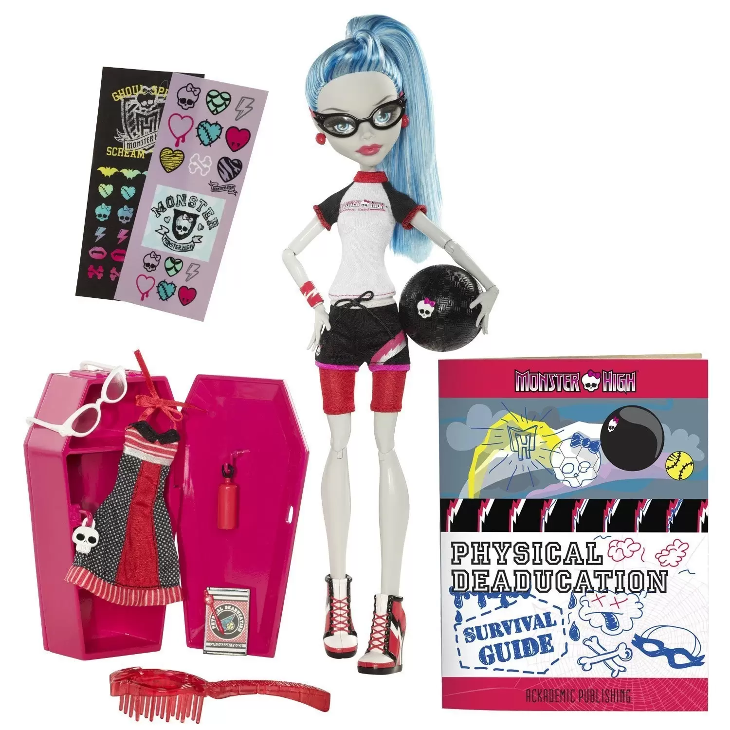 Monster High Dolls - Ghoulia Yelps - Physical Deaducation - Classroom
