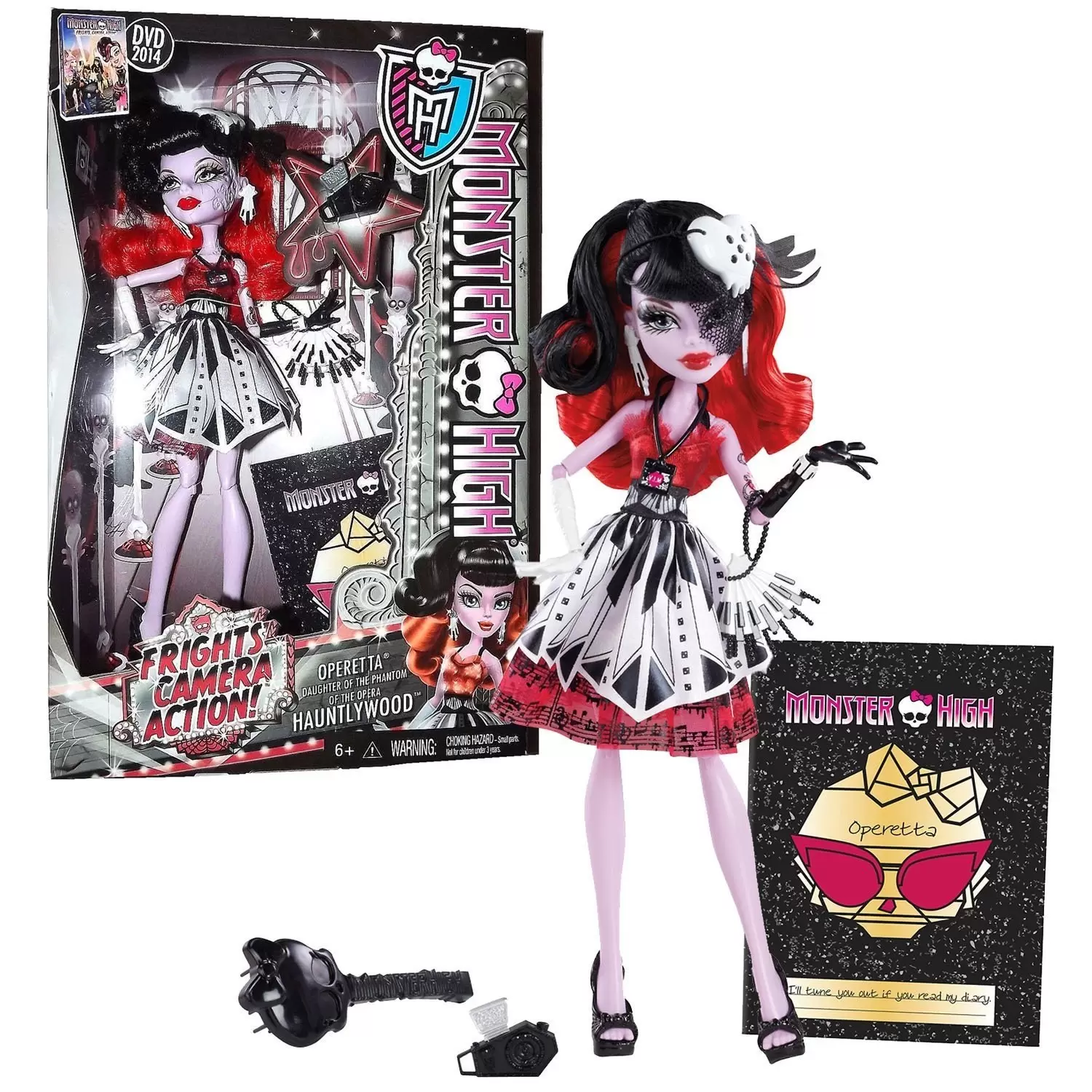 Monster High Frights, Camera, Action! Viperine Gorgon Doll – One-Touch Top  Tred Toys