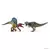 Petits Spinosaure et Tyrannosaure Rex