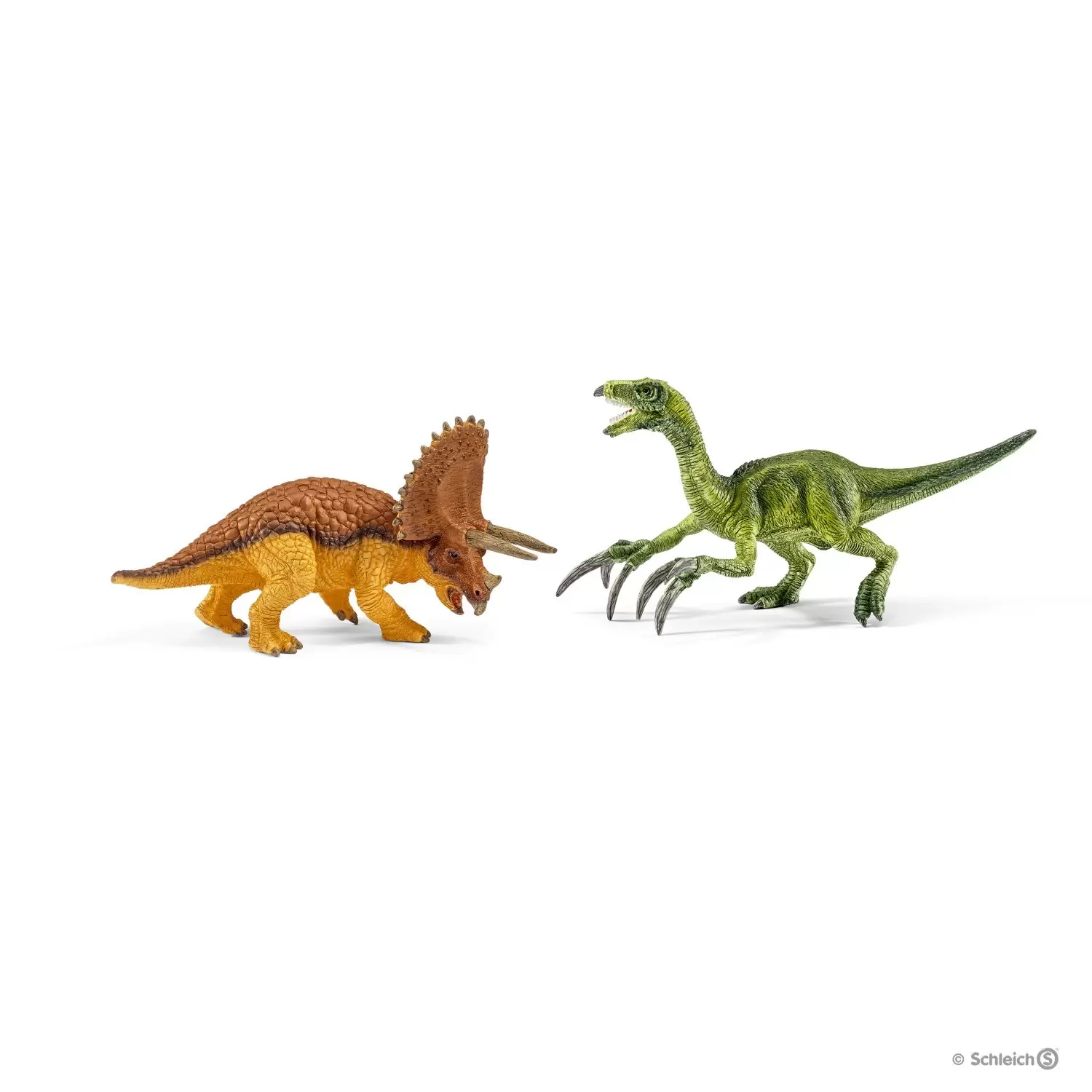 Dinosaurs - Petits tricératops et thérizinosaure