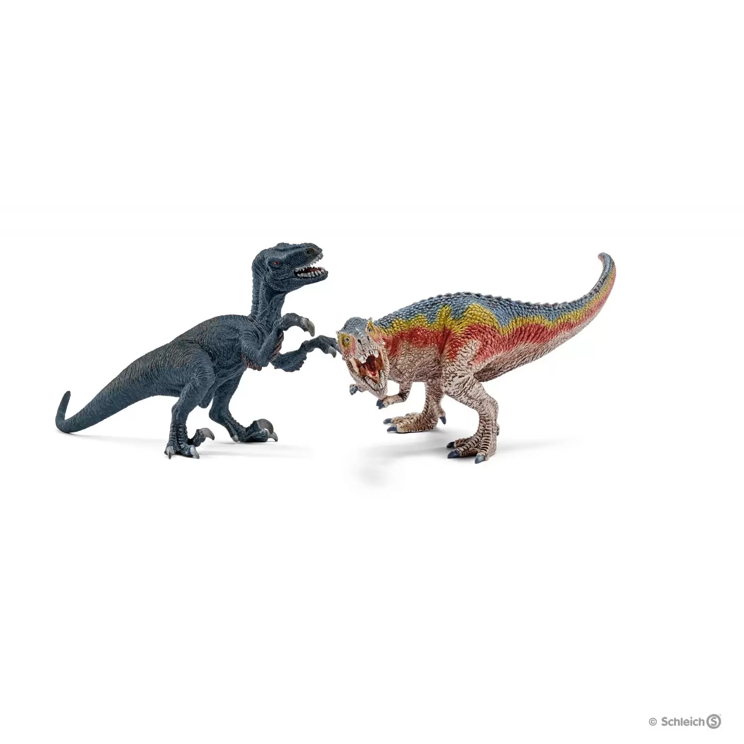 Dinosaurs - Petits tyrannosaure Rex et vélociraptor