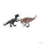Petits tyrannosaure Rex et vélociraptor
