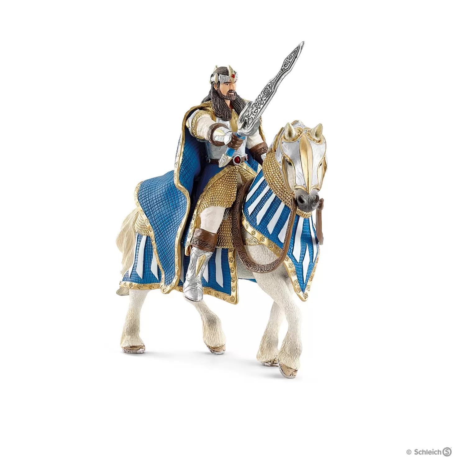 Ritter - Monde des Chevaliers - Chevalier griffon roi à cheval