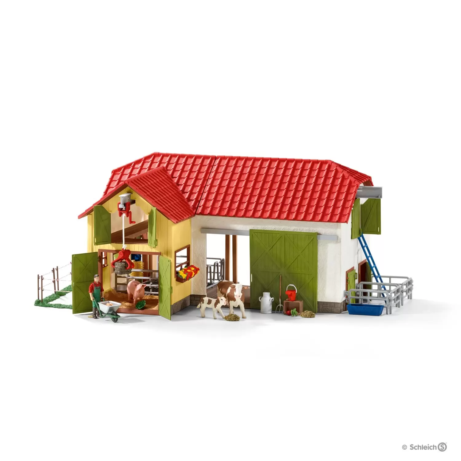 Farm World - Grande ferme avec animaux et accessoires