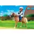 Haflinger Horse with Rider and Stable