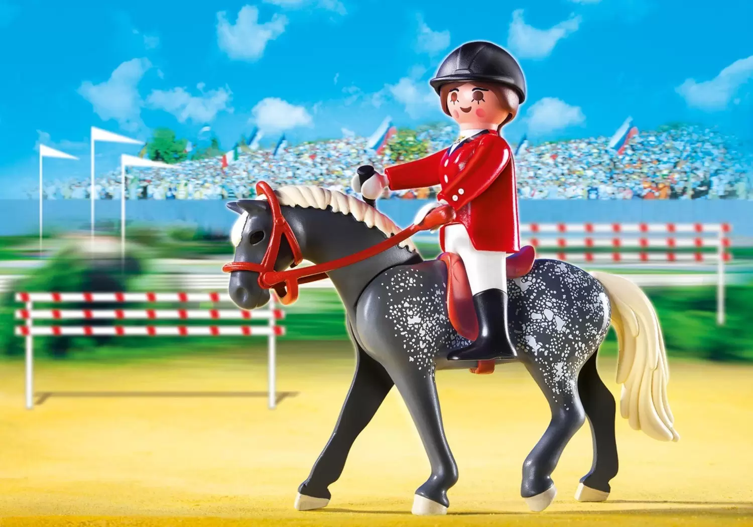 Playmobil Horse Riding - Trakehner Horse with Equestrienne and Stable