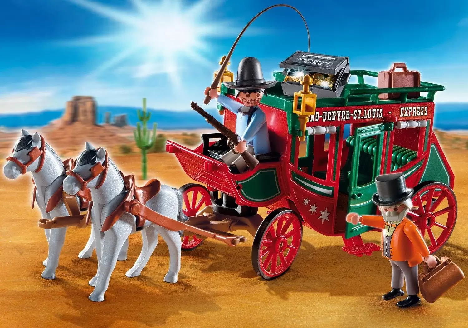 Far West Playmobil - Express Stagecoach