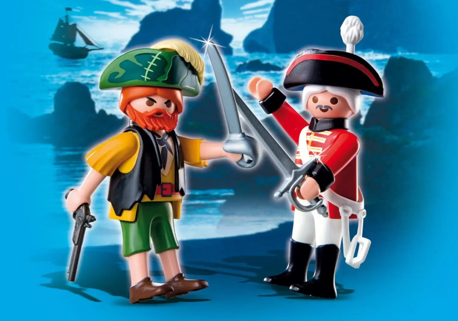 PLAYMOBIL  6434 4671 4590 5945 4127  PIRATES  IN TOP CONdITION RETIRED 