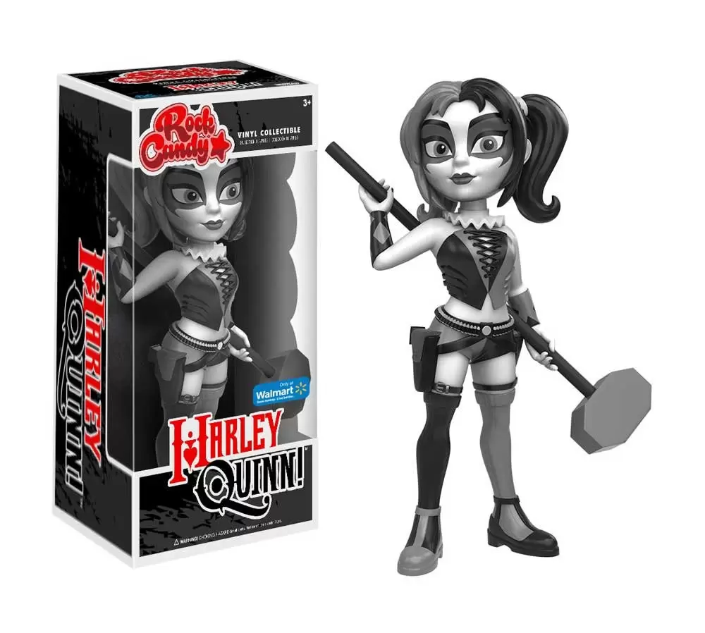 Rock Candy - Classic Harley Quinn New 52 Black And White