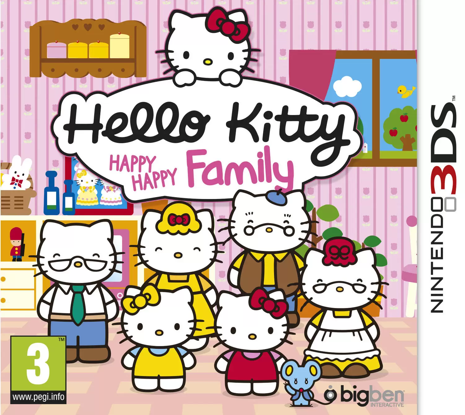 Nintendo 2DS / 3DS Games - Hello Kitty Happy Happy Family