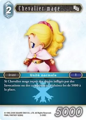 Cartes Final Fantasy : Opus 3 - Chevalier mage