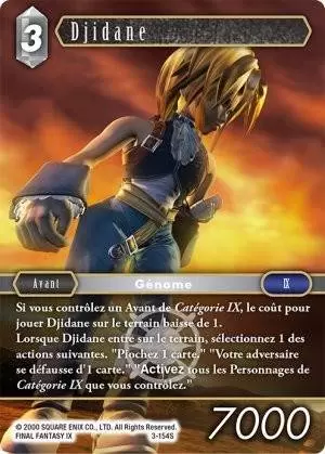 Cartes Final Fantasy : Opus 3 - Djidane