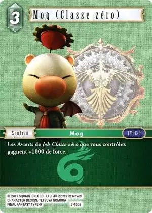 Cartes Final Fantasy : Opus 3 - Mog (Classe Zéro)