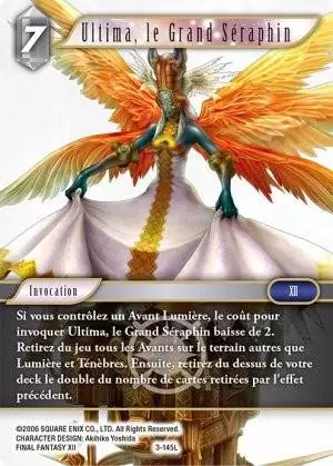 Cartes Final Fantasy : Opus 3 - Ultima, le Grand Séraphin