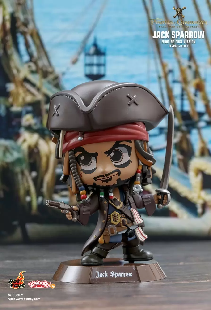Cosbaby Figures - Jack Sparrow (Fighting Pose Version)