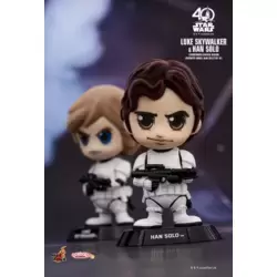 Luke Skywalker & Han Solo (Stormtrooper Disguise)