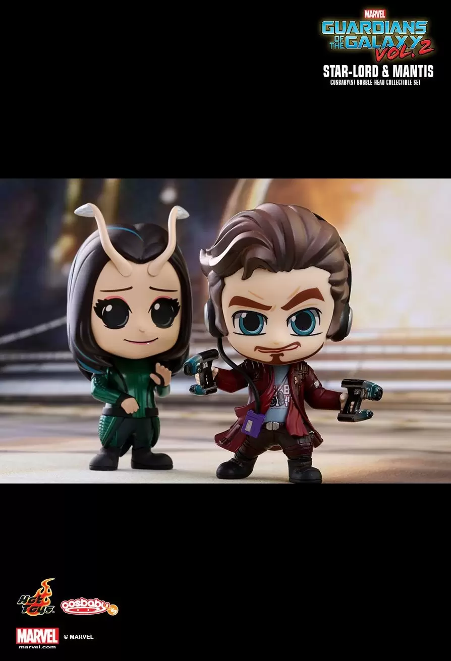 Cosbaby Figures - Star Lord & Mantis