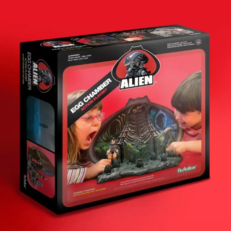 ReAction Figures - Aliens - Egg Chamber Playset Black Box