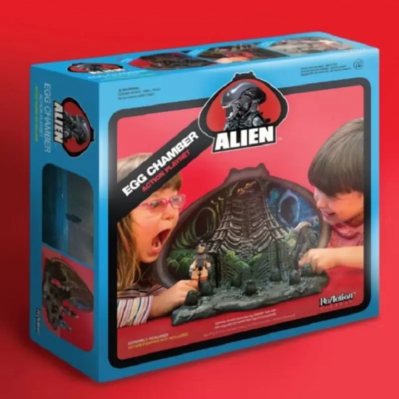 ReAction Figures - Aliens - Egg Chamber Playset Blue Box