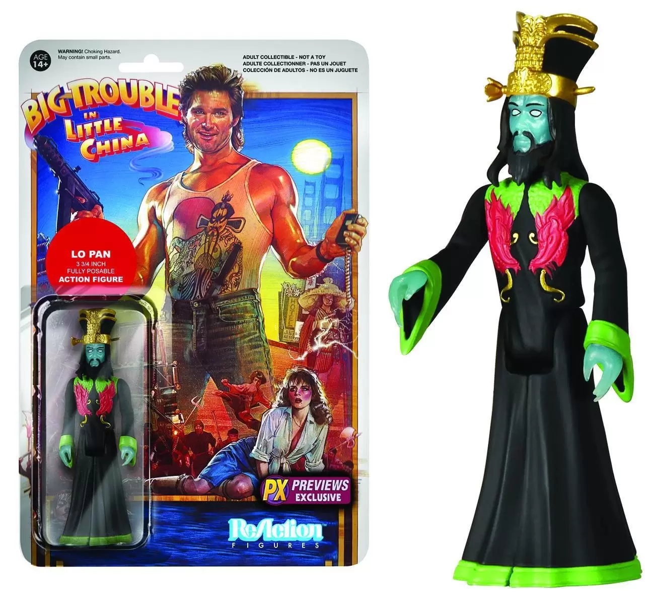 ReAction Figures - Big Trouble in Little China - Lo Pan Ghost