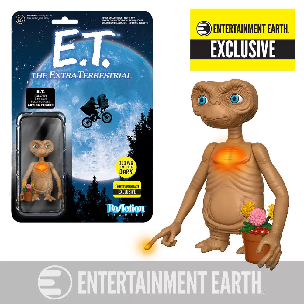 ReAction Figures - E.T. The Extra-Terrestrial - E.T. The Extra-Terrestrial Glows in The Dark