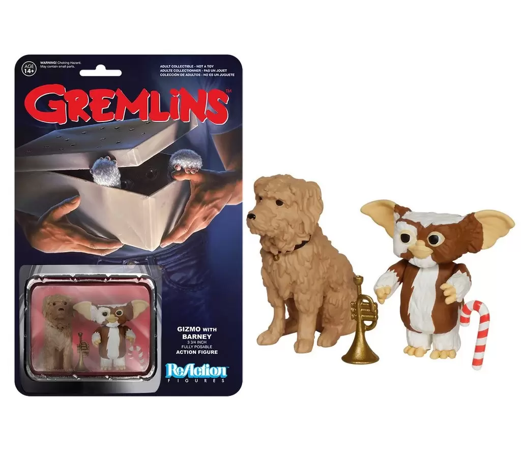 ReAction Figures - Gremlins - Gizmo with Barney