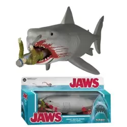 Jaws - Great White Shark and Quint Bloody