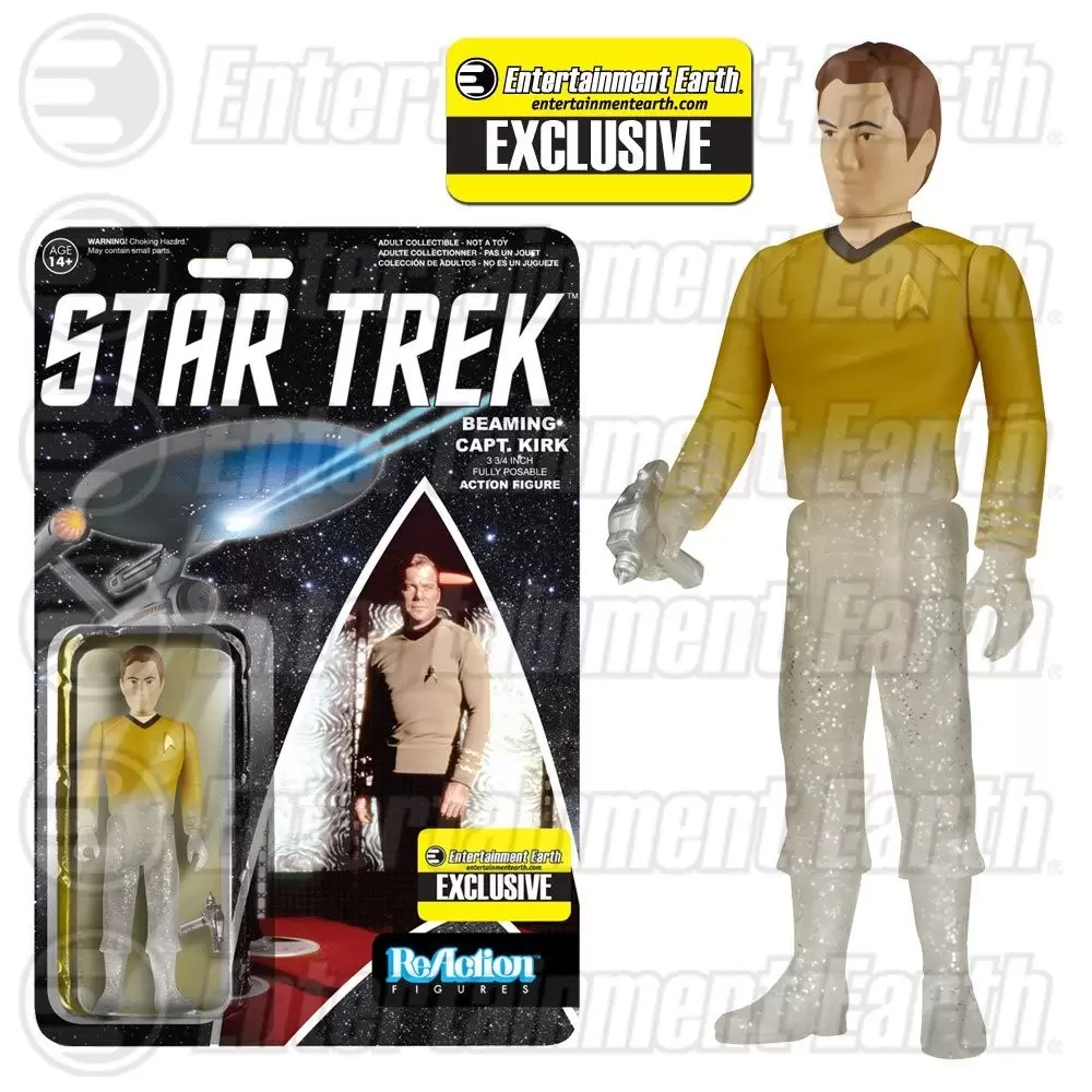ReAction Figures - Star Trek - Kirk Teleporting