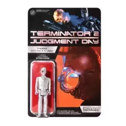 Terminator 2 - T1000 Officer Hole in Head Metallic