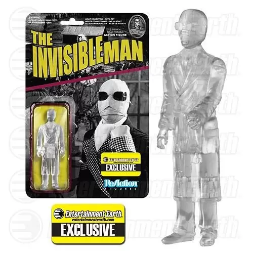ReAction Figures - Universal Monsters - The Invisible Man Clear