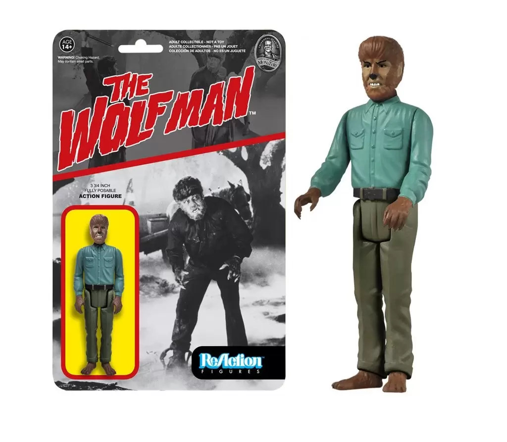 ReAction Figures - Universal Monsters - The Wolfman